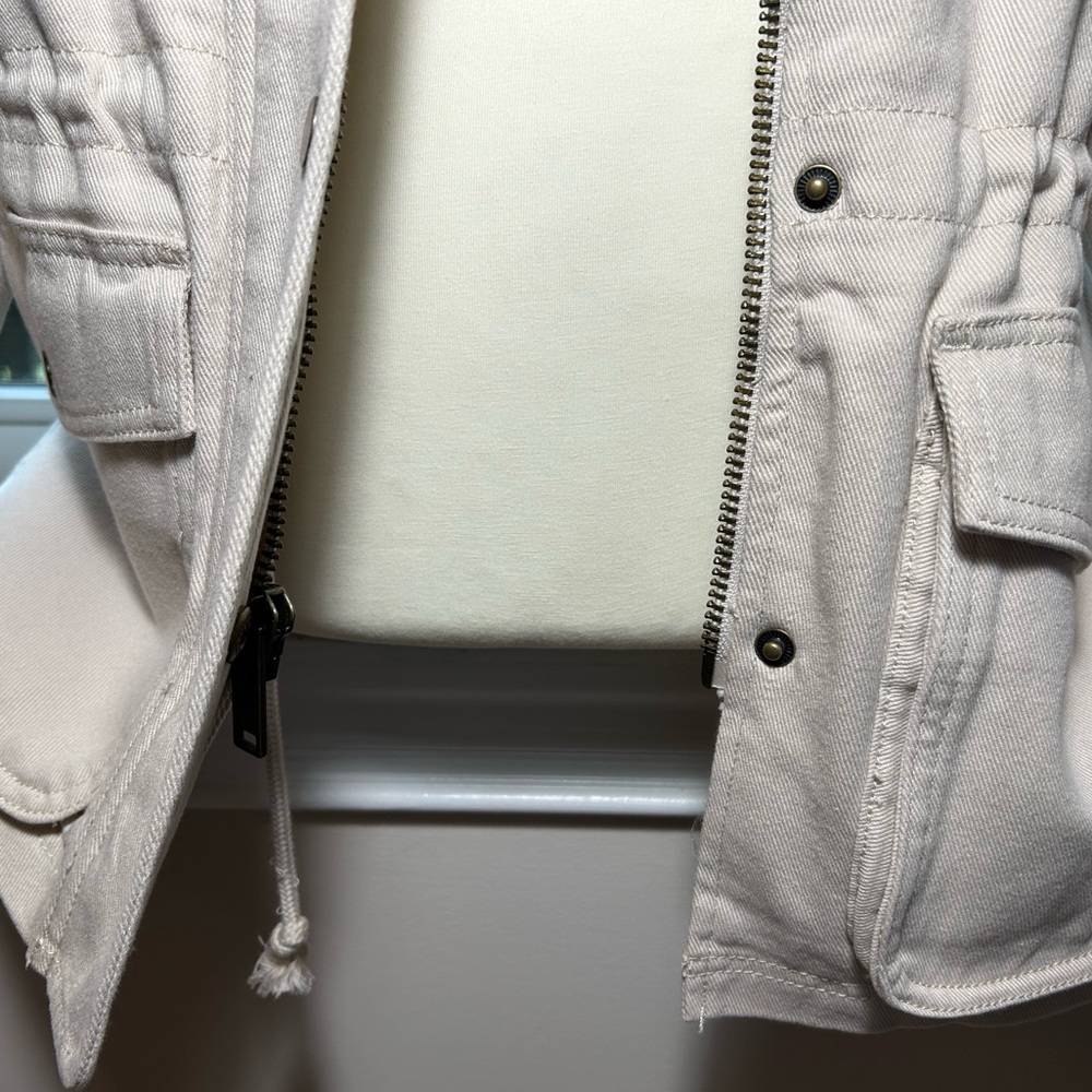 NWT🌷Abercrombie Mid-Length Twill Work Wear Jacket - Picture 5 of 7